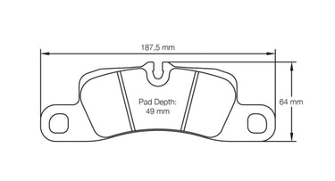 Pagid Racing Brake Pads No. 4918 - Discovery Parts